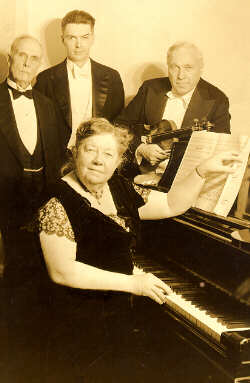 People and piano