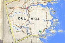 Map of Durham, 1870