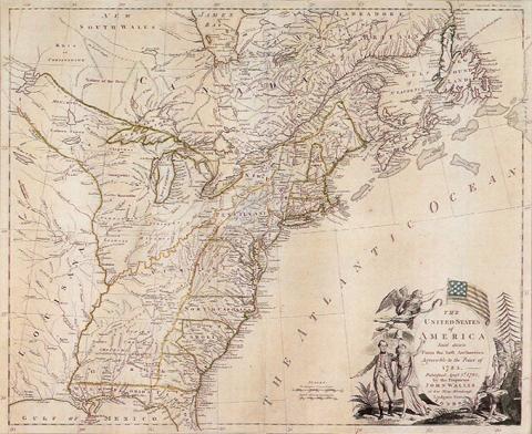 historical US map