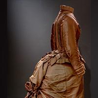 detail of a woman's dress