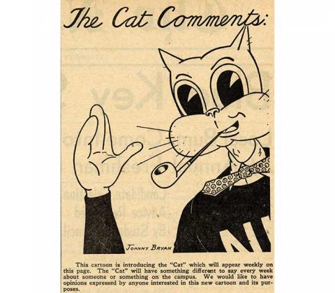 Wildcat mascot comic