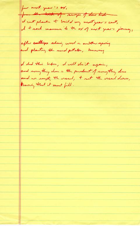 The Ox Cart Man, draft 2, page 2