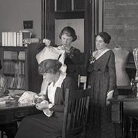 women sewing
