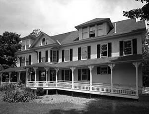 Facade of Grant House, June 1987.