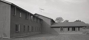 Richardson House with open windows.