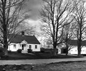 House at Woodman Horticultural Farm, taken for centennial use, May 1966.