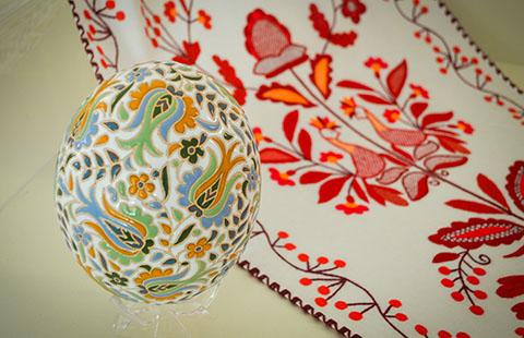 Ukranian pysanka (painted egg)