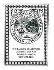 Bookplate of the Lamsen Collection